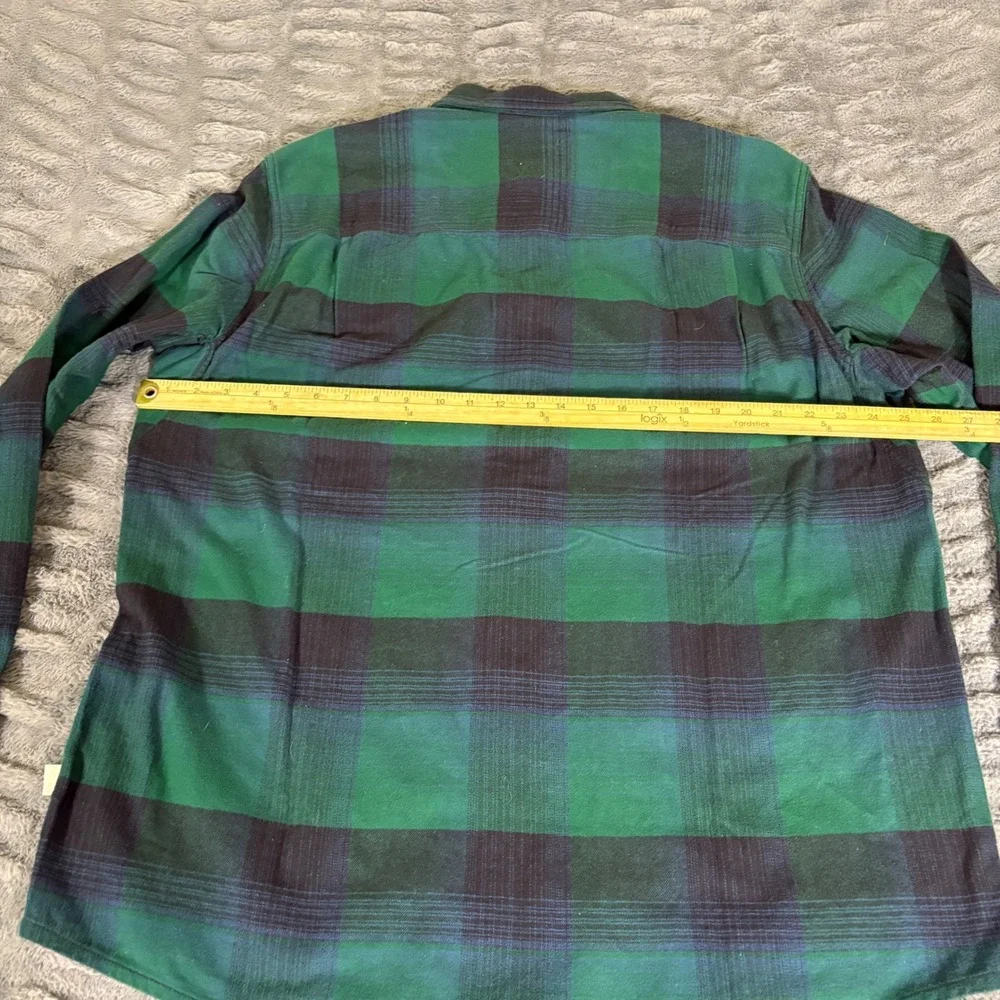 The North Face Stayside Chamois Shirt Green Plaid XL NF0A3YRXGC5-XL Mens NWT